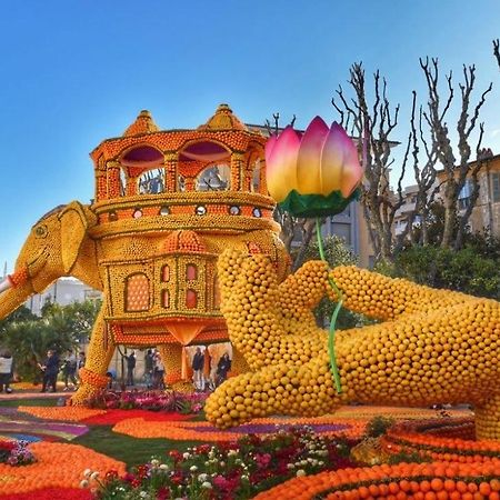 Apartmán Menton Studio Face Au Jardin Bioves Fetes Des Citrons 3Min De La Mer Exteriér fotografie